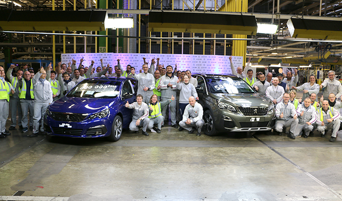 Productivité et qualité en Nord Franche-Comté - Peugeot 3008 et 5008