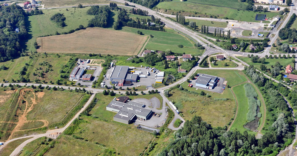 ZAC des Tourelles à Morvillars - Vue aérienne