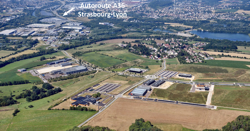 Technoland II - Vue aérienne