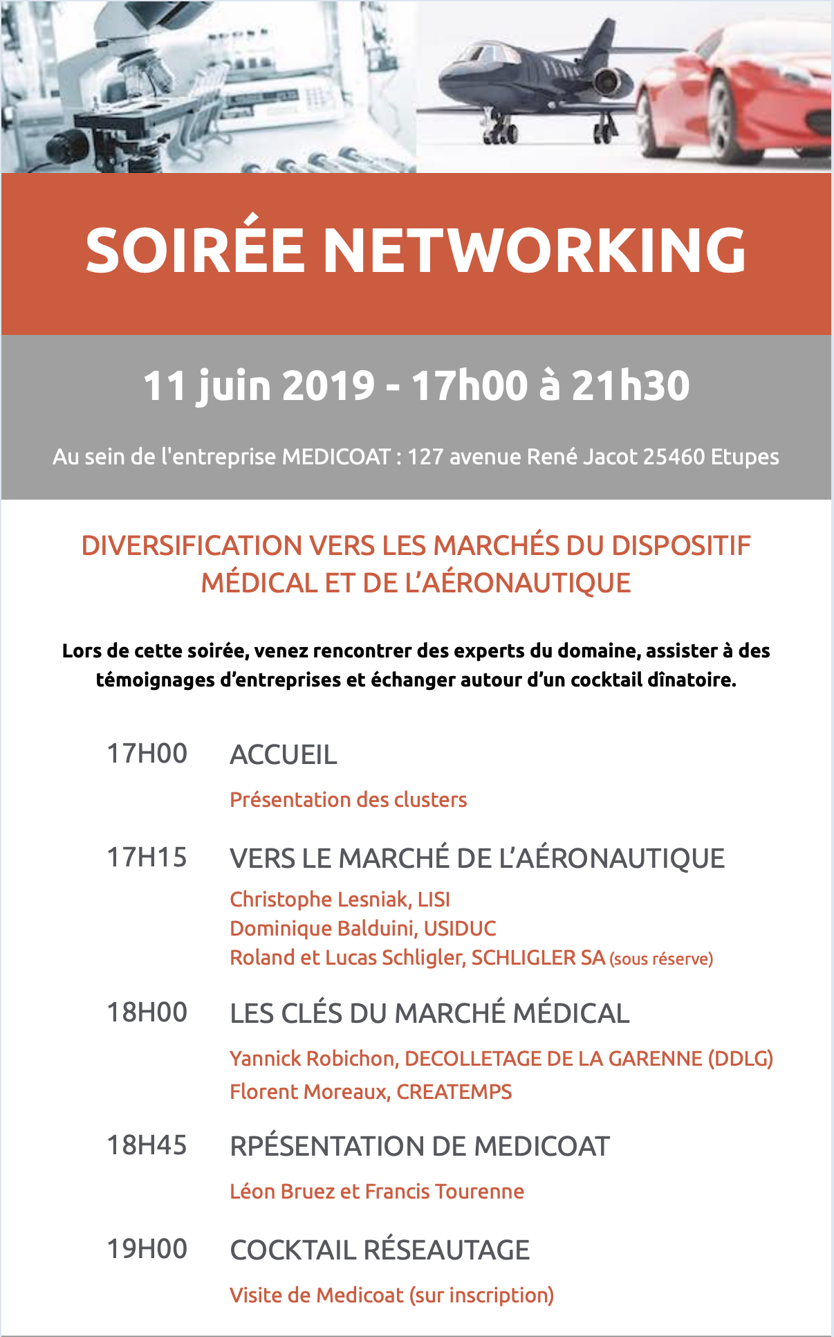 Programme – Networking11juin Programme - Networking11juin