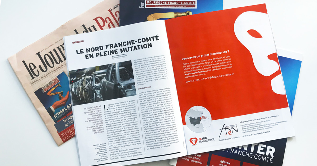 So Nord Franche-Comté dans la presse économique - octobre 2019