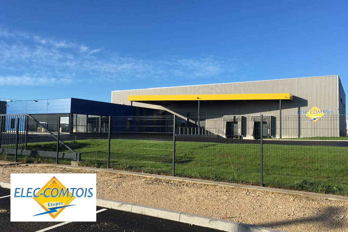 Elec Comtois – Nouveau bâtiment à Technoland2 Elec Comtois - Nouveau bâtiment à Technoland2