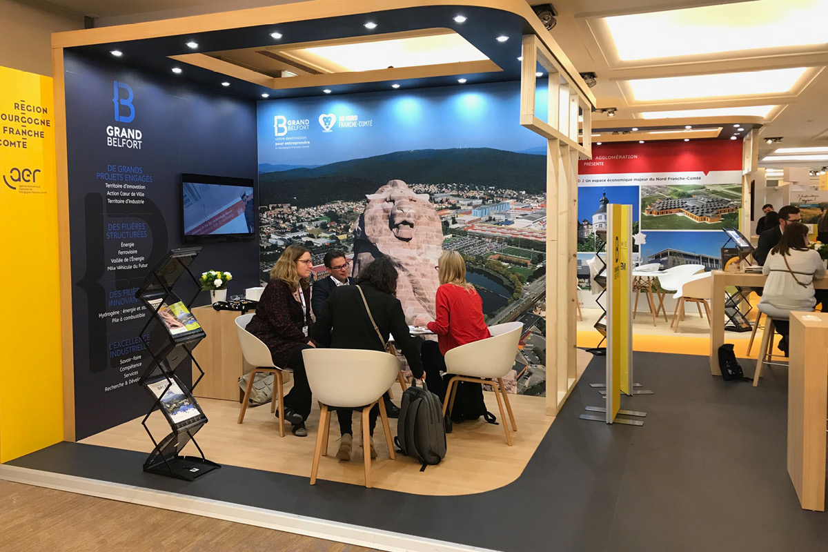 SIMI 2019 – Stand Bougogne Franche-Comté SIMI 2019 - Stand Bougogne Franche-Comté - Espace Grand Belfort