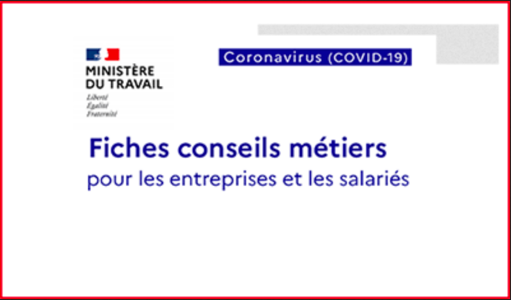 Fiches Conseils Métiers du Ministère du Travail
