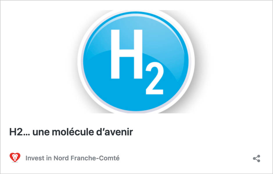 H2… une molécule d'avenir