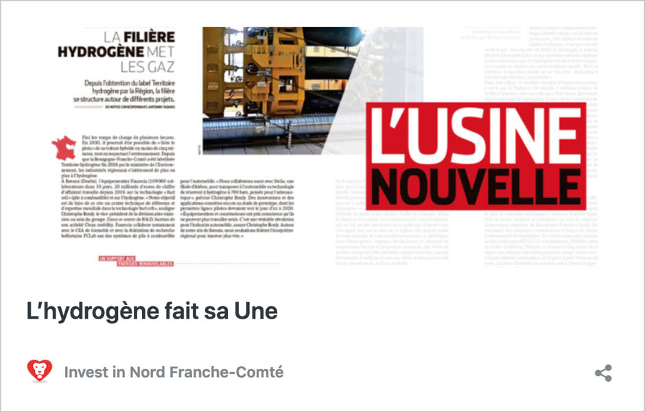 L'hydrogène fait sa Une