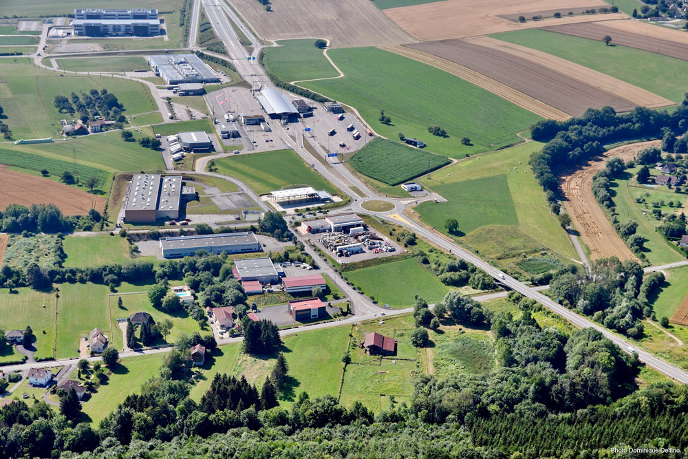 Parc d'activité de Delle - Technoparc - vue aérienne