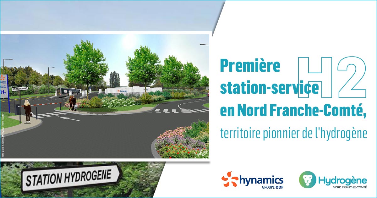1re station-service H2 en Nord Franche-Comté