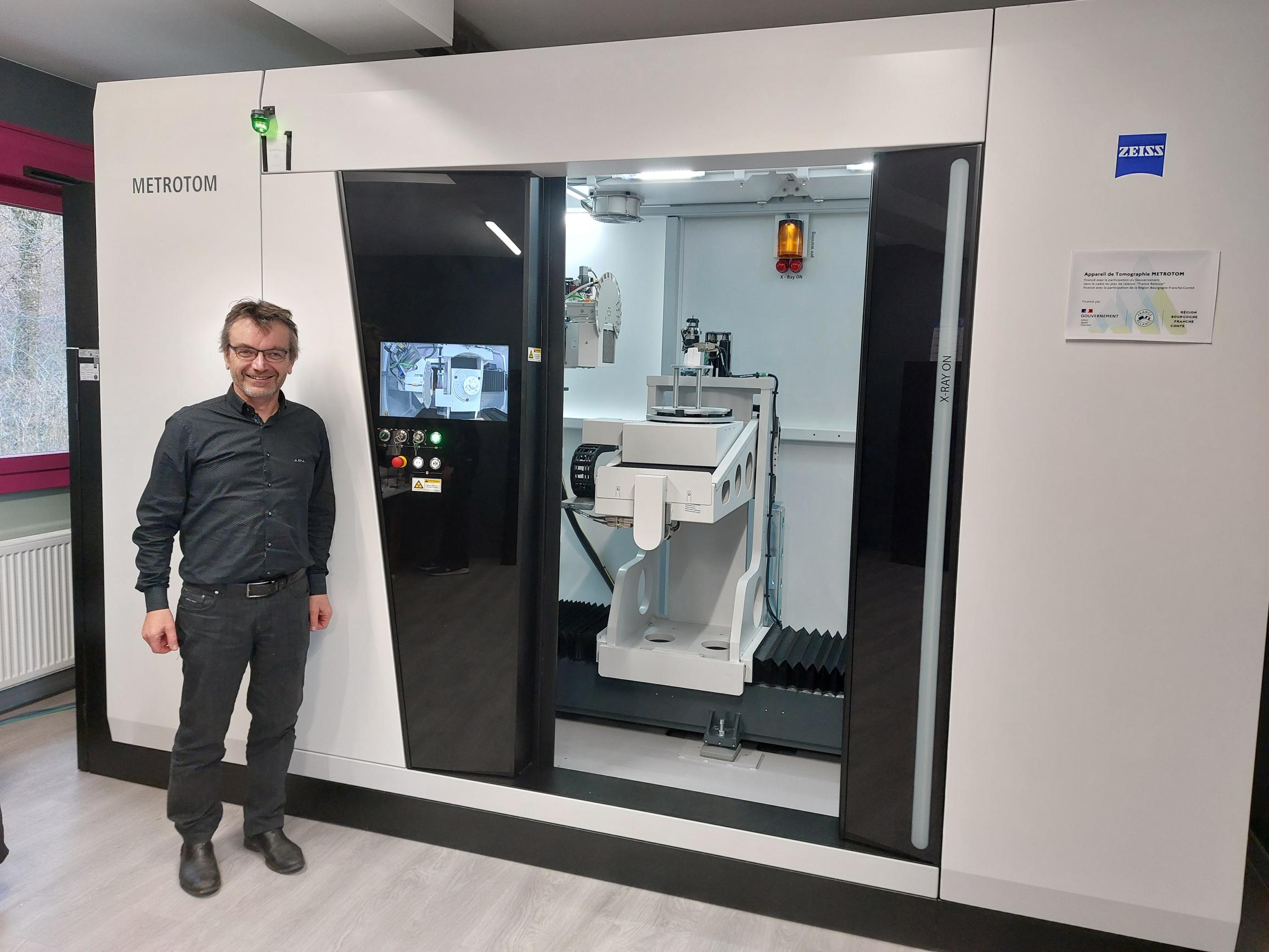 Cabine de tomographie - CODEREAL 3D. Emmanuel Marie Février 2026 ©ADNFC/CODREAL3D